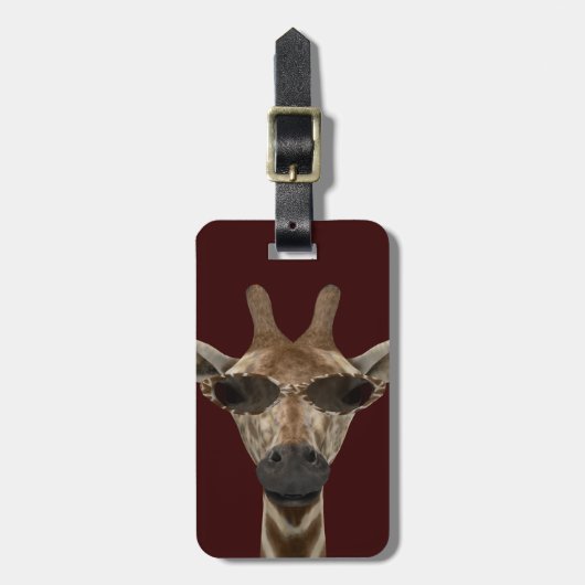 Giraffe Incognito Bagagelabel (Voorkant verticaal)