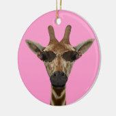 Giraffe Incognito Keramisch Ornament (Links)