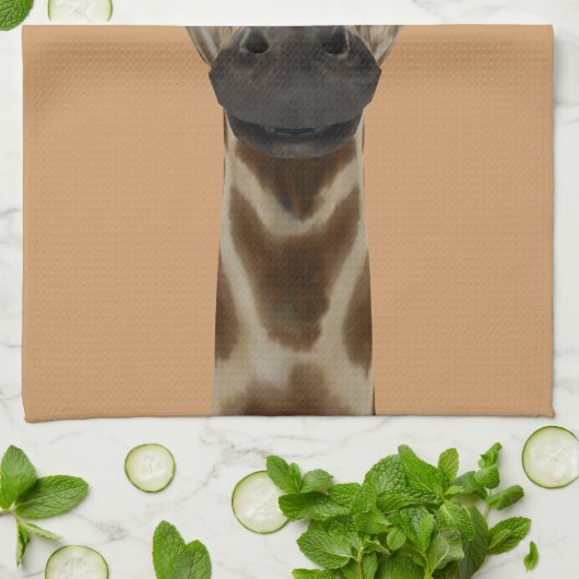 Giraffe Incognito Theedoek (Gevouwen)