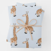 Giraffe Inpakpapier Vel (In situ)