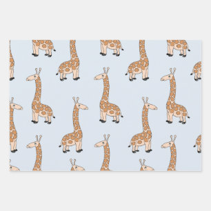 Giraffe Inpakpapier Vel