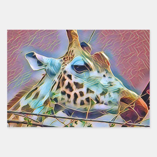 GIRAFFE INPAKPAPIER VEL (Voorkant 2)