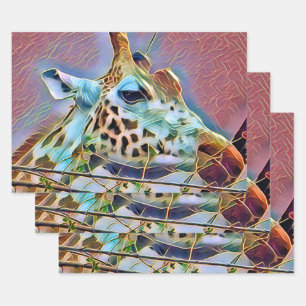 GIRAFFE INPAKPAPIER VEL