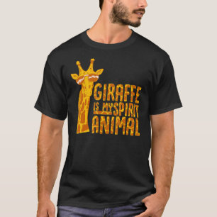 Giraffe is mijn gedistilleerde dierlijke Kinder Gi T-shirt