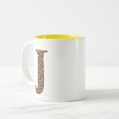 Giraffe J Tweekleurige Koffiemok (Voorkant links)