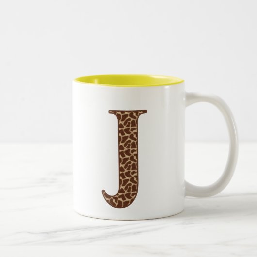 Giraffe J Tweekleurige Koffiemok (Rechts)