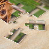 Giraffe Jigzaadpuzzel Legpuzzel (Zijkant)