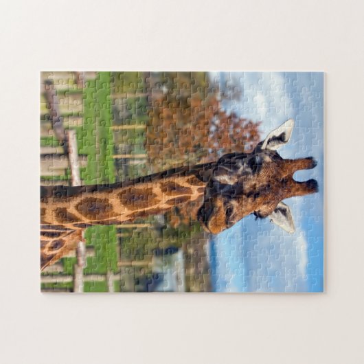 Giraffe Jigzaadpuzzel Legpuzzel (Horizontaal)