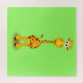 Giraffe Jigzaag Puzzle Legpuzzel (Horizontaal)