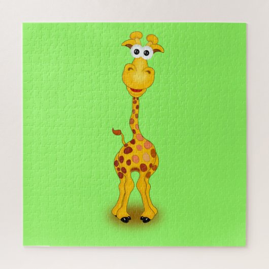 Giraffe Jigzaag Puzzle Legpuzzel (Verticaal)