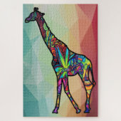 Giraffe - Jigzaag Puzzle Legpuzzel (Verticaal)