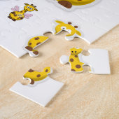 Giraffe Jigzaag Puzzle Legpuzzel (Zijkant)