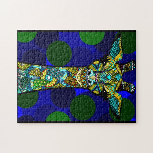 Giraffe Jigzaag Puzzle Legpuzzel (Horizontaal)