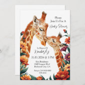 Giraffe Joy Een Safari van Liefde Kaart (Voorkant / Achterkant)