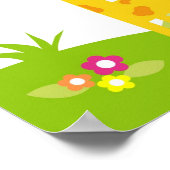 Giraffe Jungle Dier Nursery Muur Kunstprint Poster (Hoek)