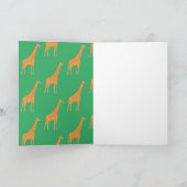 Giraffe Kaart (Binnen)