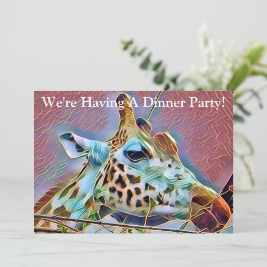 GIRAFFE KAART (Staand voorkant)