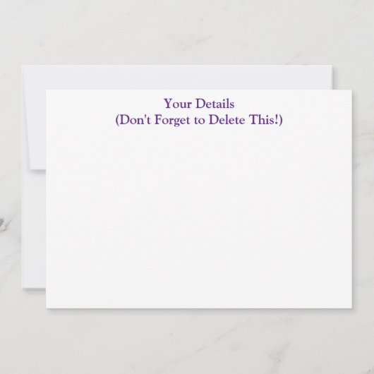 GIRAFFE KAART (Achterkant)