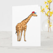 Giraffe Kap Kaart (Gele Bloem)