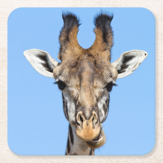Giraffe Kartonnen Onderzetters (Voorkant)