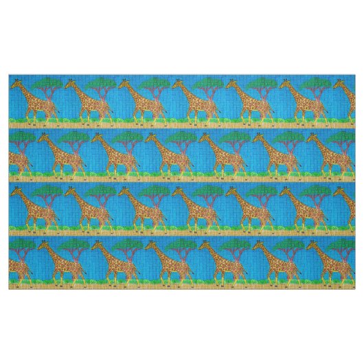 Giraffe - Katoenen Twill Stof (Fat Quarter)