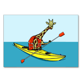 Giraffe Kayaking Kaart