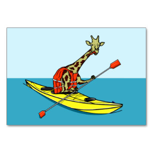 Giraffe Kayaking Kaart