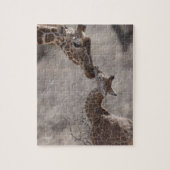 Giraffe, Kenia, Afrika Legpuzzel (Verticaal)