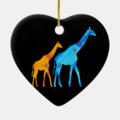 Giraffe Keramisch Ornament (Achterkant)