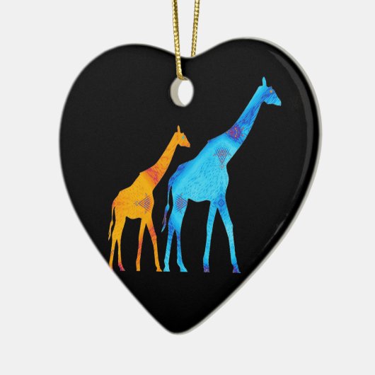 Giraffe Keramisch Ornament (Links)