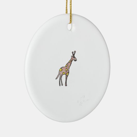 Giraffe Keramisch Ornament (Rechts)