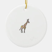 Giraffe Keramisch Ornament (Voorkant)
