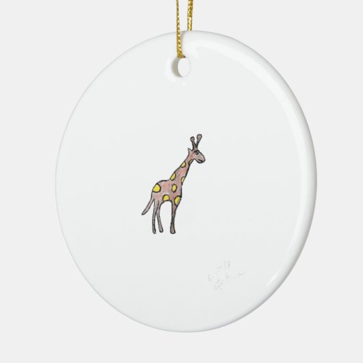 Giraffe Keramisch Ornament (Links)
