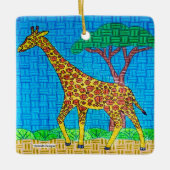 Giraffe - Keramisch Ornament (Voorkant)