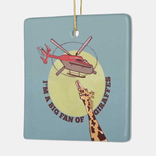 Giraffe Keramisch Ornament (Links)