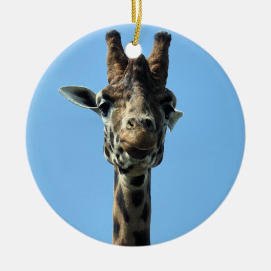 GIRAFFE KERAMISCH ORNAMENT (Voorkant)