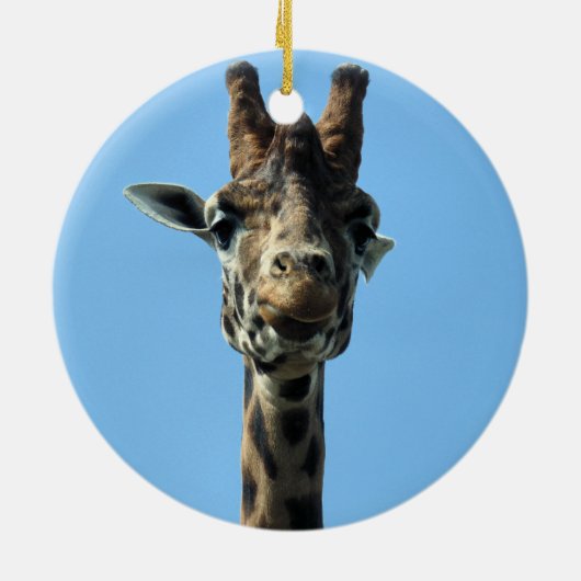 GIRAFFE KERAMISCH ORNAMENT (Achterkant)