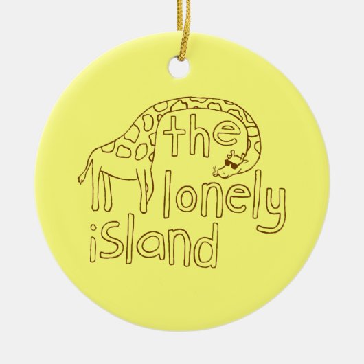 Giraffe Keramisch Ornament (Voorkant)