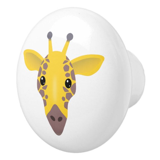 Giraffe Keramische Knop (Rechts)