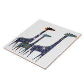 Giraffe Keramische Tegel Tegeltje (Zijkant)