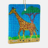 Giraffe - Keramische Versiering Keramisch Ornament (Rechts)