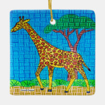Giraffe - Keramische Versiering