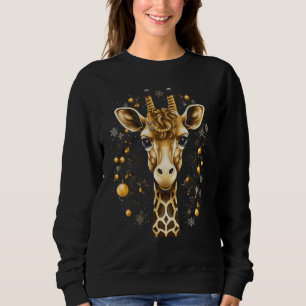 Giraffe Kerst Grafische T - shirts voor Mannen Vro