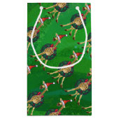 Giraffe kerstcadeau voor kleine cadeautjes klein cadeauzakje (Achterkant)