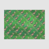 Giraffe kerstcadeaupapier tissuepapier (Voorkant)