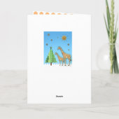 GIRAFFE KERSTMIJIS KAART (Achterkant)