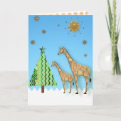 GIRAFFE KERSTMIJIS KAART (Voorkant)