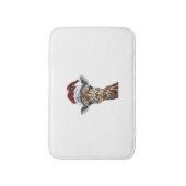 Giraffe Kerstmis Badmat (Voorkant Verticaal)