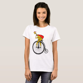Giraffe kerstmis t-shirt