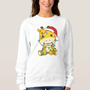 Giraffe Kerstmis Winter Dieren Vakantie Giraffes Trui